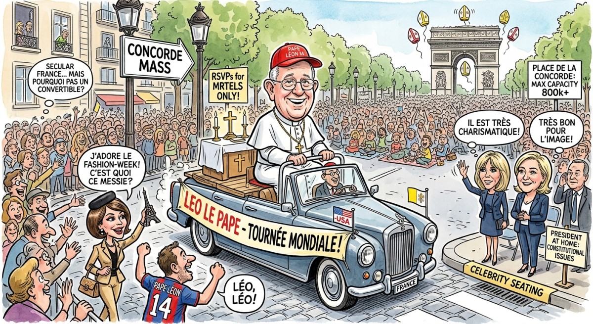 Pope Draws 800,000 to Paris Square, Proving Even Secular France Will Show Up If You Arrive in a Convertible and Bless Babies
