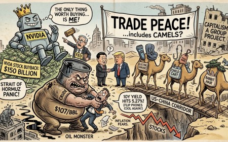 Markets Panic About Oil, Nvidia Buys Its Own Stock With a Number That Looks Like a Typo, and Trade Peace Includes Camels
