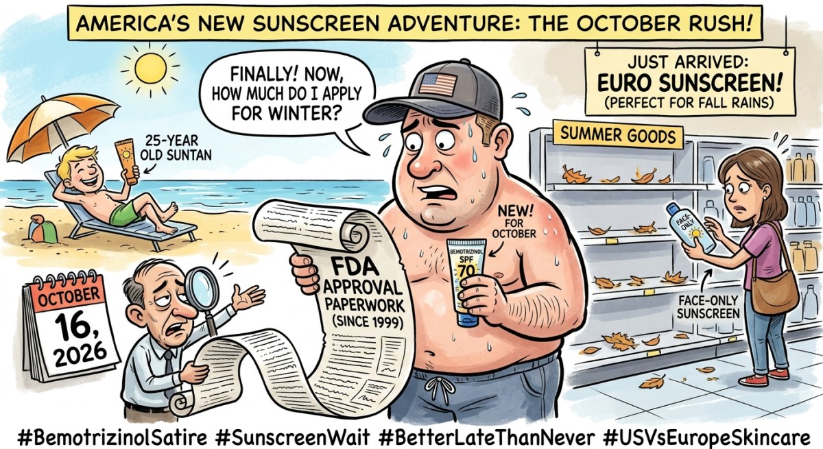 America Finally Gets Europe's 25-Year-Old Sunscreen, Rushed to Shelves Just in Time for October