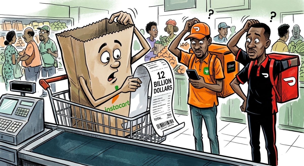 Instacart Puts Itself in the Cart, Asks Uber and DoorDash if They'd Like to Add a $12 Billion Item Before Checkout