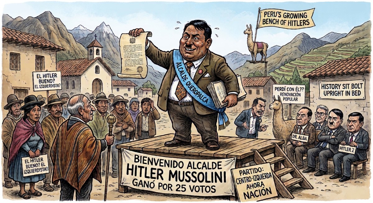 Peru Elects a Mayor Named Hitler Mussolini, Who Won by 25 Votes and Was Somehow the Left-Wing Candidate
