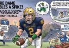Notre Dame Fumbles a Spike, the One Play in Football Where the Entire Goal Is to Drop the Ball