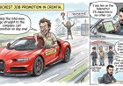 Man Applies for a Job at Bugatti, Skips the Interview and Goes Straight to the Company Car
