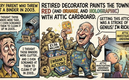 Retired Decorator Finally Paints the Town After Attic Pokémon Cards Sell for £1.56 Million, Leaving Every Parent Who Threw Out a Binder in 2003 Staring at the Ceiling