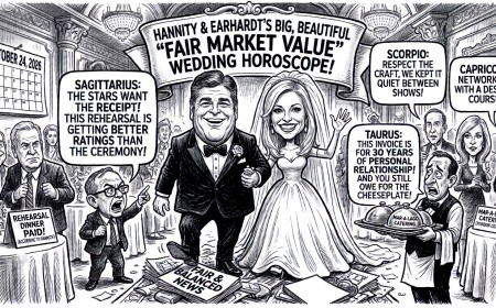Daily Horoscope: Sean Hannity and Ainsley Earhardt Marry Today After Paying "Fair Market Value" for the Rehearsal, and the Stars Would Like to See the Receipt Too