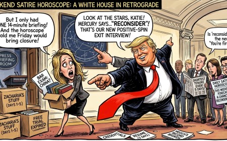 Weekend Horoscope: Mercury Suggests You "Reconsider," Which Is How the White House Fires People Now