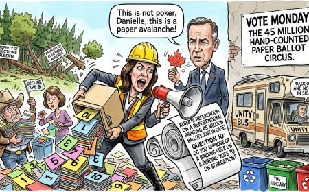 Alberta Holds a Referendum on Whether to Hold a Referendum, Prints 45 Million Ballots in Case the Answer Is Yes