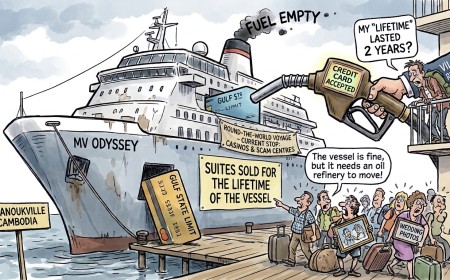 Lifetime Cruise Ship Clarifies It Meant the Ship's Lifetime, Which Turns Out to Be Two Years and One Tank of Diesel