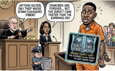 Florida Jury Convicts Man Who Swallowed $769,500 in Tiffany Earrings, Making Him the Only Thief in History Whose Getaway Plan Required Fiber