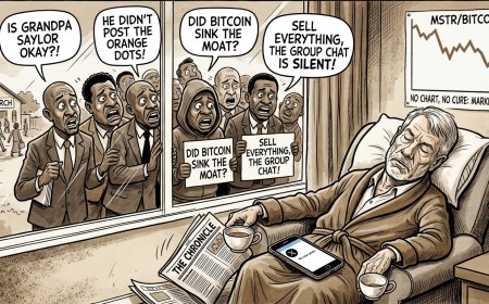 Michael Saylor Skips His Sunday Bitcoin Chart, and Crypto Traders Check on Him Like a Grandpa Who Didn't Call After Church
