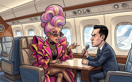 Nicki Minaj Aces Press Secretary Job Interview on Air Force One, Clears the Bar of Not Confusing the President With Her Husband