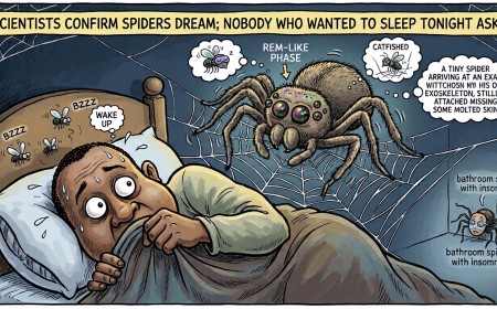 Scientists Confirm Spiders Dream, Answering the Question Nobody Who Wanted to Sleep Tonight Asked