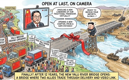 China and North Korea Finally Open the Bridge They Finished in 2014, Ending the Longest "Almost There" in Engineering History