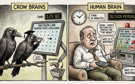 Crows Now Make Decisions Twice as Fast as Humans, Which Explains Why No Crow Has Ever Spent 40 Minutes Choosing Something to Watch