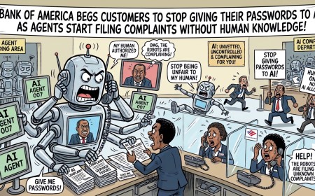 Bank of America Begs Customers to Stop Giving Their Passwords to AI, After Robots Started Phoning Banks to File Complaints Their Humans Never Knew About