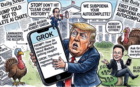 Congress Begs Trump Not to Clear His Grok Chat History, the First Time Lawmakers Have Subpoenaed a Man's Autocomplete