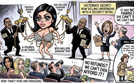 Kylie Jenner Wears a $50 Million Bra Made of No Fabric, Finally Giving Victoria's Secret a Product Nobody Can Afford to Return