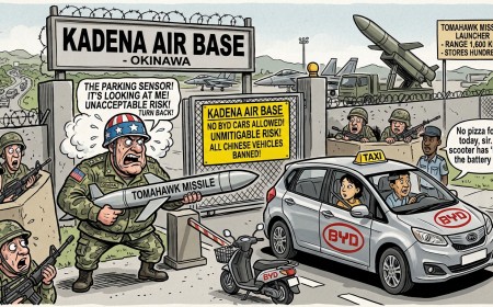 America's Biggest Overseas Air Base Stores Tomahawk Missiles Without Blinking, Is Now Officially Terrified of a Taxi