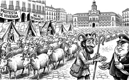 Horoscope: Aries Rules Madrid as 1,410 Sheep and Goats Detour Around a Housing Protest and Still Pay Rent in Medieval Coins