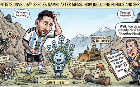 Lionel Messi Gets a Sixth Species Named After Him, Becoming the Only Man Whose Fan Club Includes a Fungus