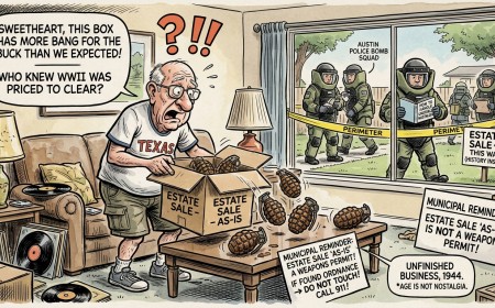 Texas Man Buys an Estate-Sale Box and Discovers the Previous Owner Had Been Saving the War for Later