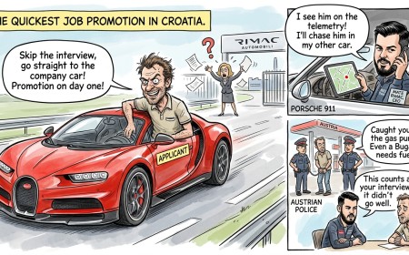 Man Applies for a Job at Bugatti, Skips the Interview and Goes Straight to the Company Car