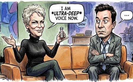 Jamie Lee Curtis Plays Elizabeth Holmes on Fallon, Becomes First Person in History to Get a Real Result Out of That Act