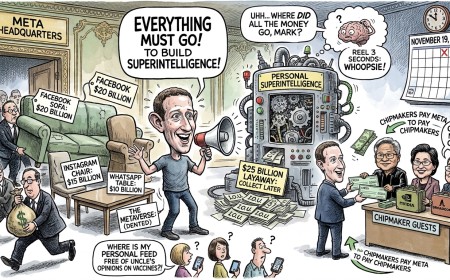 Meta Sells $97.5 Billion of Itself to Build a Superintelligence Smart Enough to Explain Where the Money Went