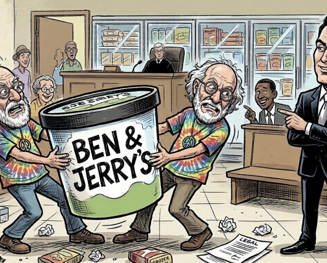 Ben and Jerry Sue for Custody of Their Own Ice Cream; Magnum Insists the Kid Is "Thriving" and Has Never Been Happier in the Freezer