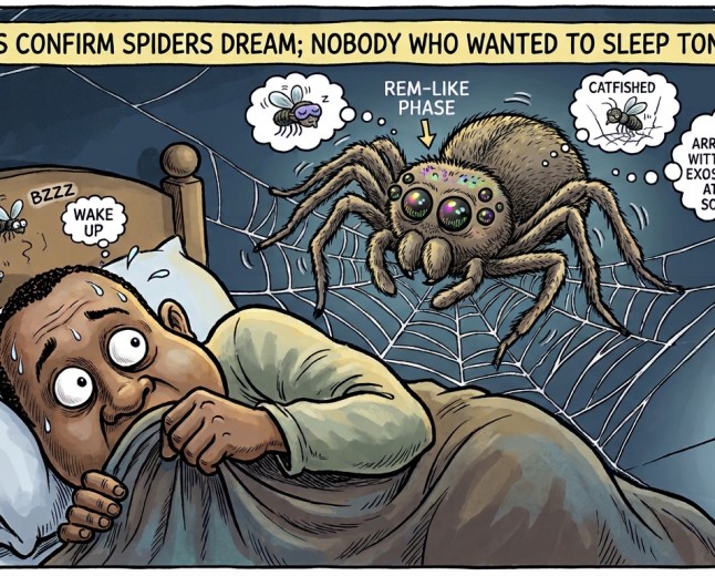 Scientists Confirm Spiders Dream, Answering the Question Nobody Who Wanted to Sleep Tonight Asked